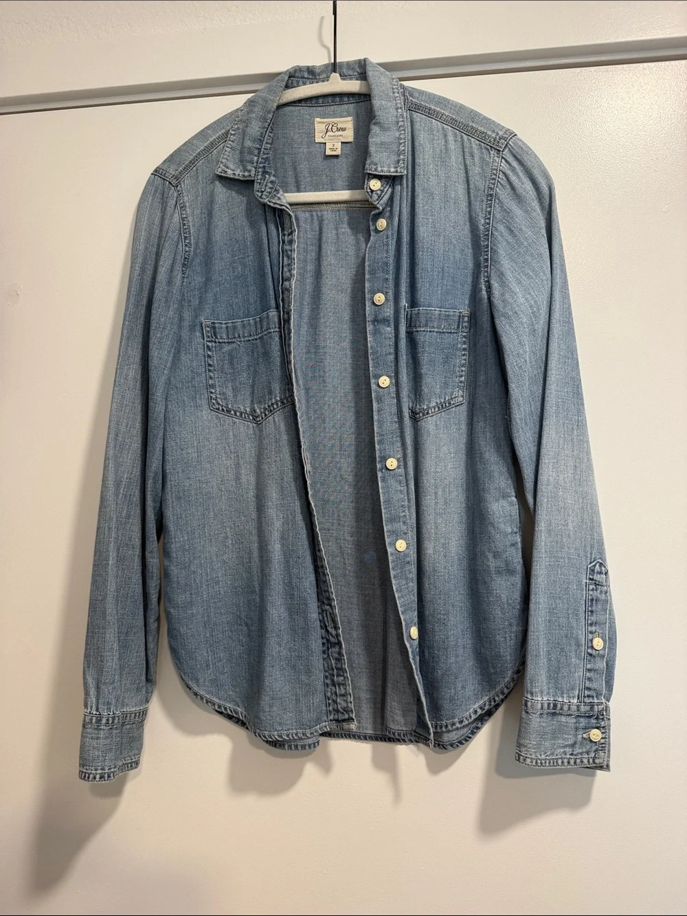 J. Crew Light Blue Denim Shirt